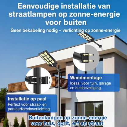 Velnator BF92X Zonne-Buitenlampen LED Schijnwerper met Bewegingssensor Afstandsbediening Straatlamp voor Tuin Pad Veranda Buitenverlichting