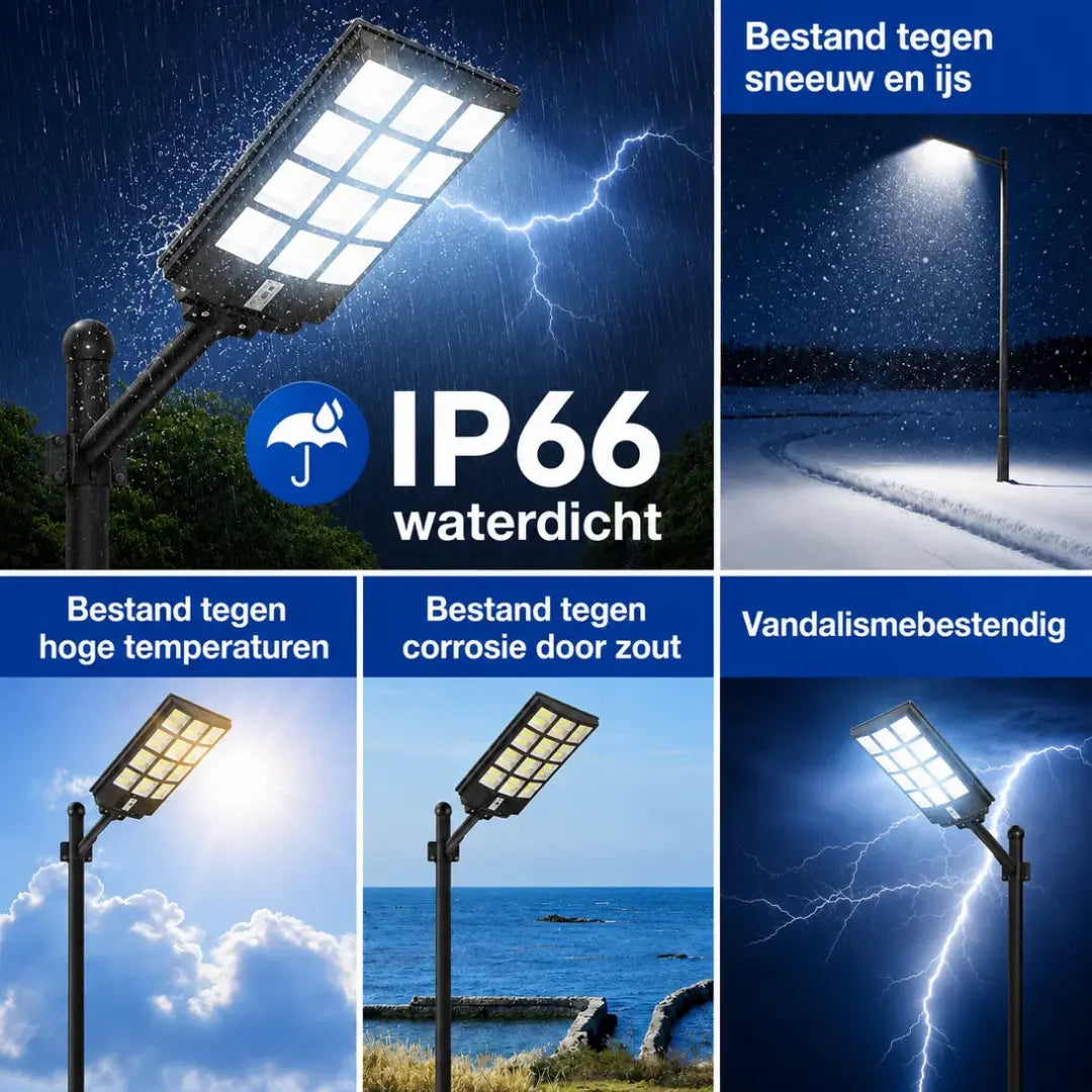 Velnator BF92X Zonne-Buitenlampen LED Schijnwerper met Bewegingssensor Afstandsbediening Straatlamp voor Tuin Pad Veranda Buitenverlichting