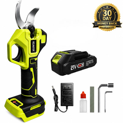 Velnator S26 Brushless Electric Scissor Garden Trimmer 30mm Cutting Electric Pruning Shears + Free Battery + Charger