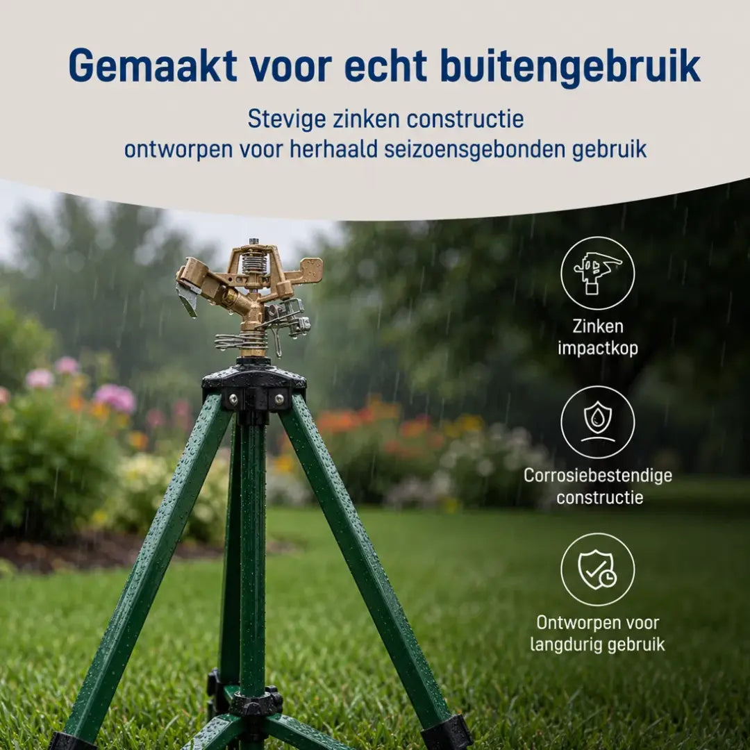 Velnator Verstelbare 360° Tuinsproeier – Groot Bereik