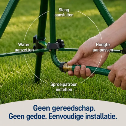 Velnator Verstelbare 360° Tuinsproeier – Groot Bereik