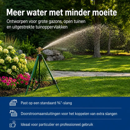 Velnator Verstelbare 360° Tuinsproeier – Groot Bereik